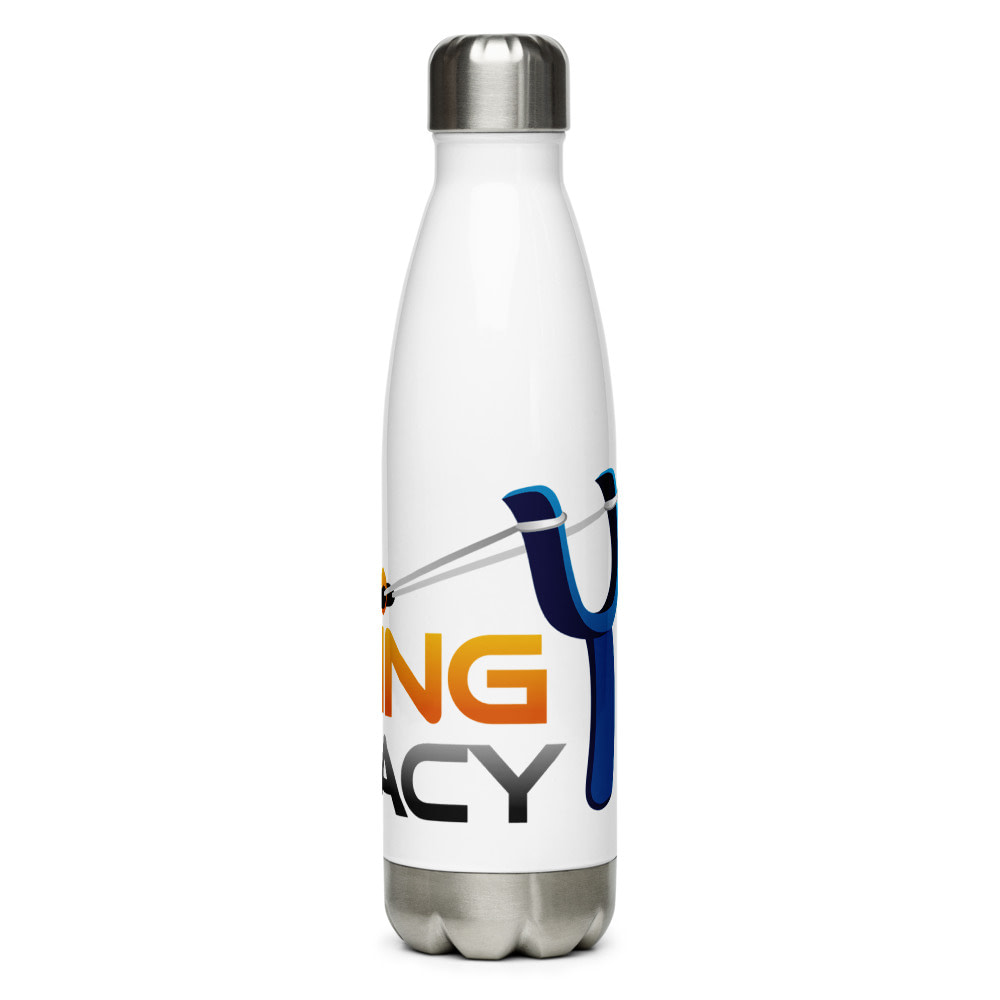 Swing Literacy Stainless Steel Water Bottle - Image 3