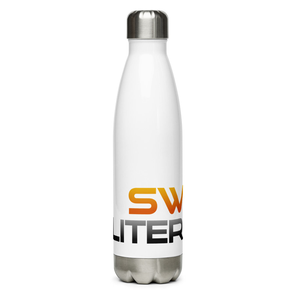 Swing Literacy Stainless Steel Water Bottle - Image 2