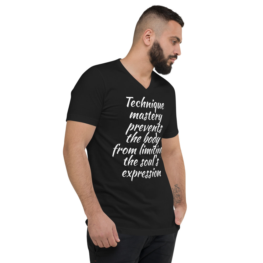 TECHNIQUE MASTERY Unisex V-Neck T-Shirt - Image 3