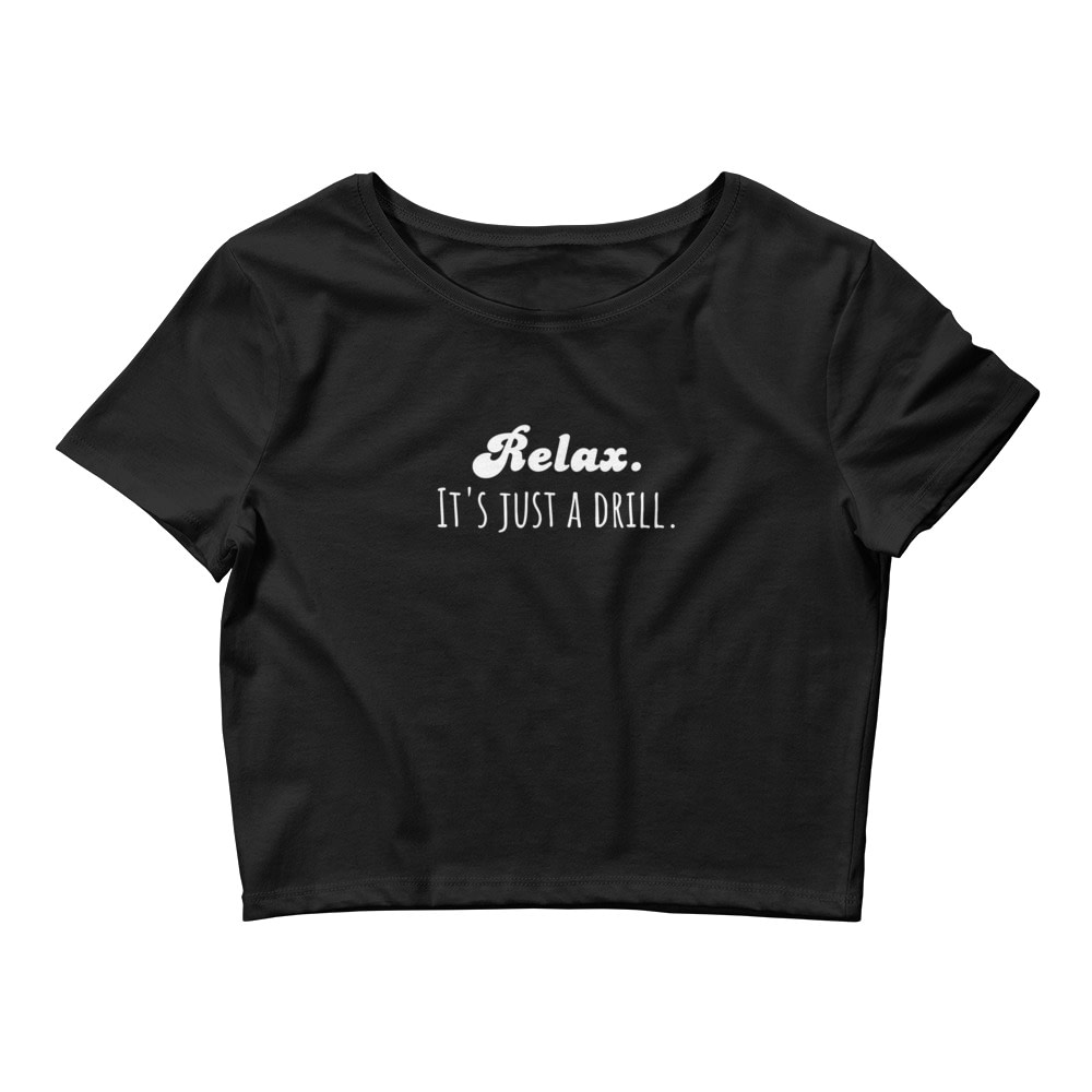 IT'S JUST A DRILL Women’s Crop Tee - Image 2