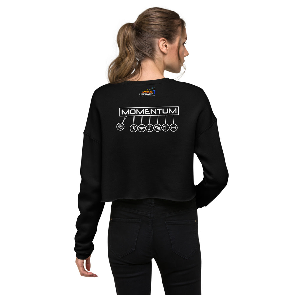 Momentum only: TRAIN SMARTER Crop Sweatshirt - Image 2
