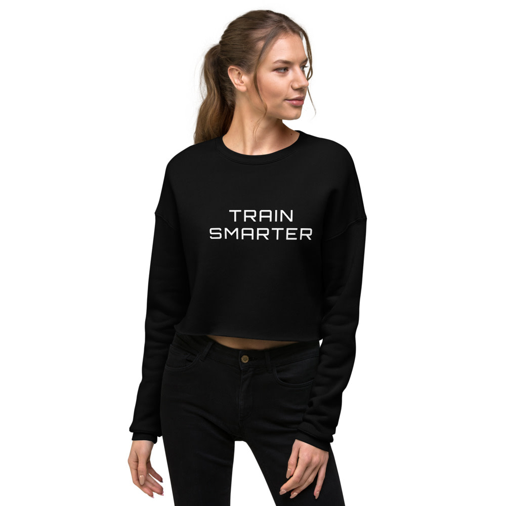 Momentum only: TRAIN SMARTER Crop Sweatshirt