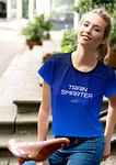 Momentum only: TRAIN SMARTER Crop Tee