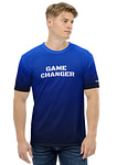 GAME CHANGER Men's t-shirt gradient blue to black