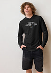 MOMENTUM Hooded long-sleeve tee