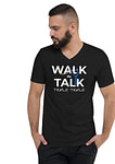 Momentum only: WALK THE TALK Unisex V-Neck T-Shirt