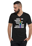 TEACHER Unisex Short Sleeve V-Neck T-Shirt