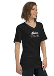 IT'S JUST A DRILL Unisex Short Sleeve V-Neck T-Shirt