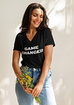 SL Teachers exclusive:  GAME CHANGER Women’s relaxed v-neck t-shirt
