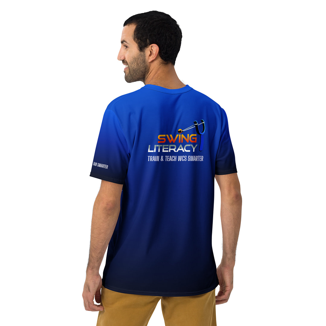 GAME CHANGER Men's t-shirt gradient blue to black - Image 2