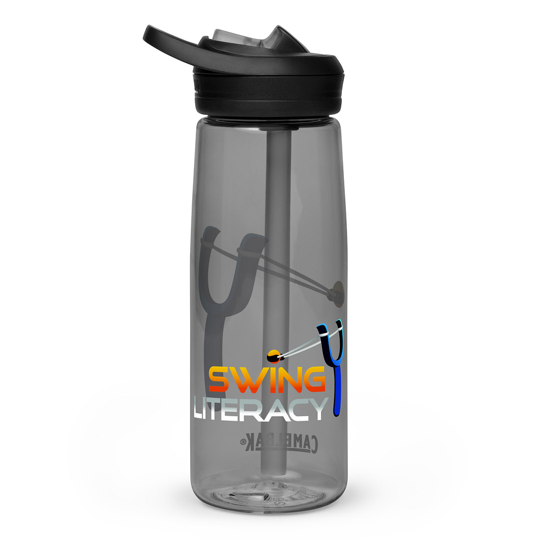 Swing Literacy sports water bottle - Image 10