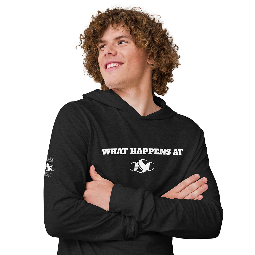 WHAT HAPPENS AT CSC Hooded long-sleeve tee - Image 4