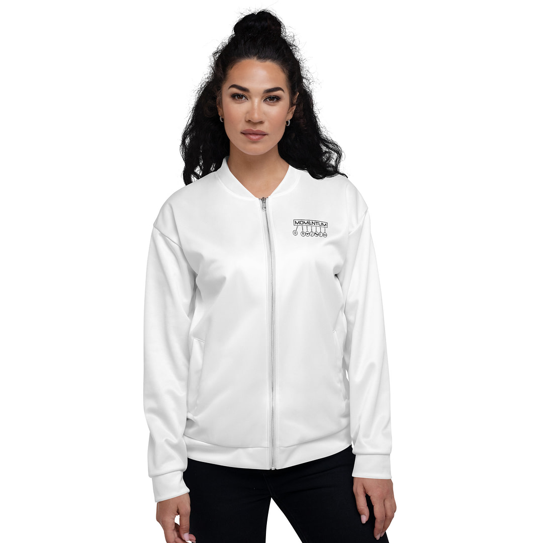 Momentum Unisex Bomber Jacket - Image 5