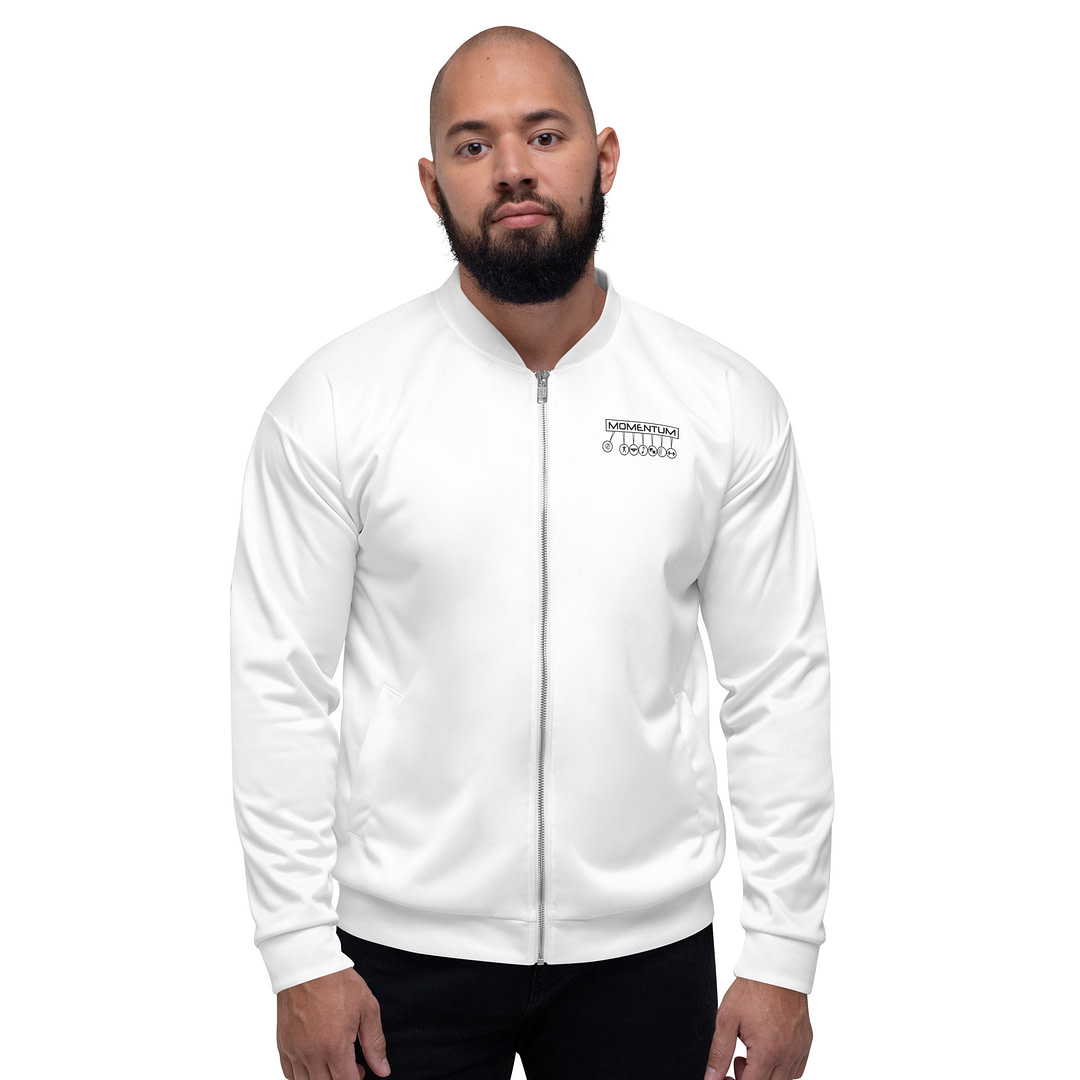Momentum Unisex Bomber Jacket - Image 6