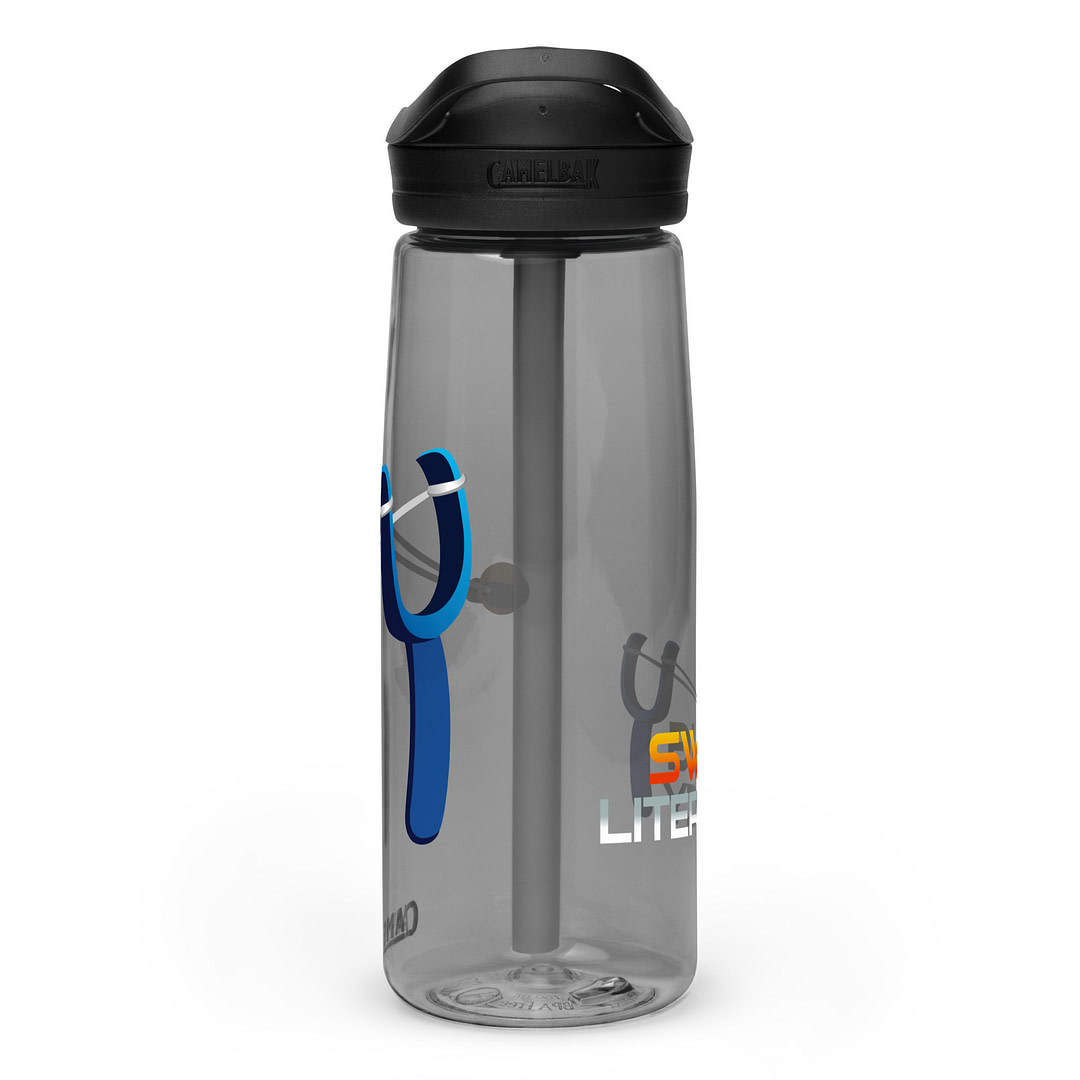 Swing Literacy sports water bottle - Image 9