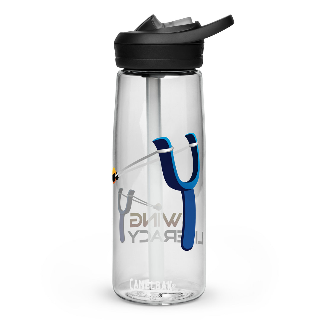 Swing Literacy sports water bottle - Image 11