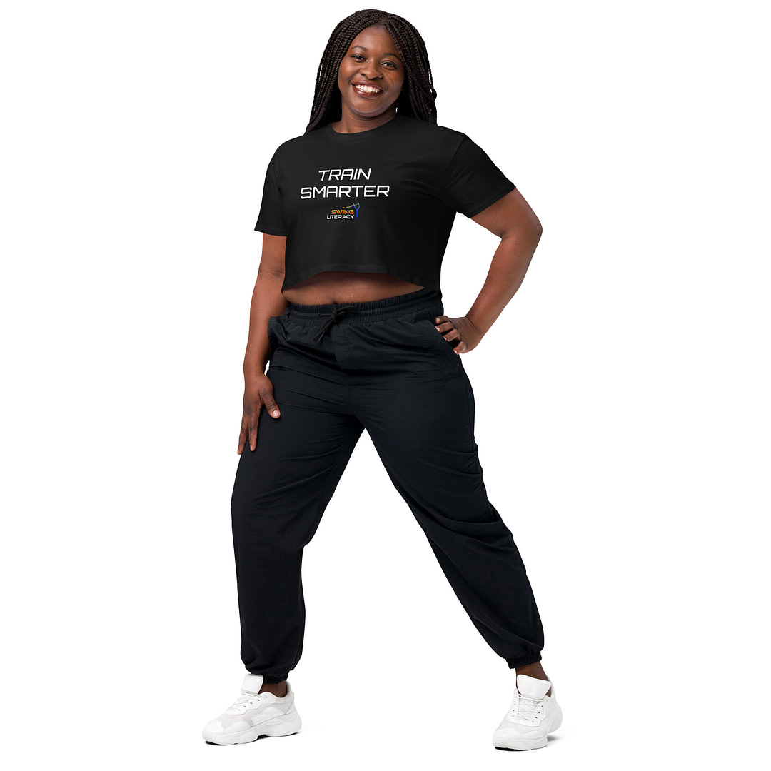 Momentum only: TRAIN SMARTER Women’s crop top - Image 5