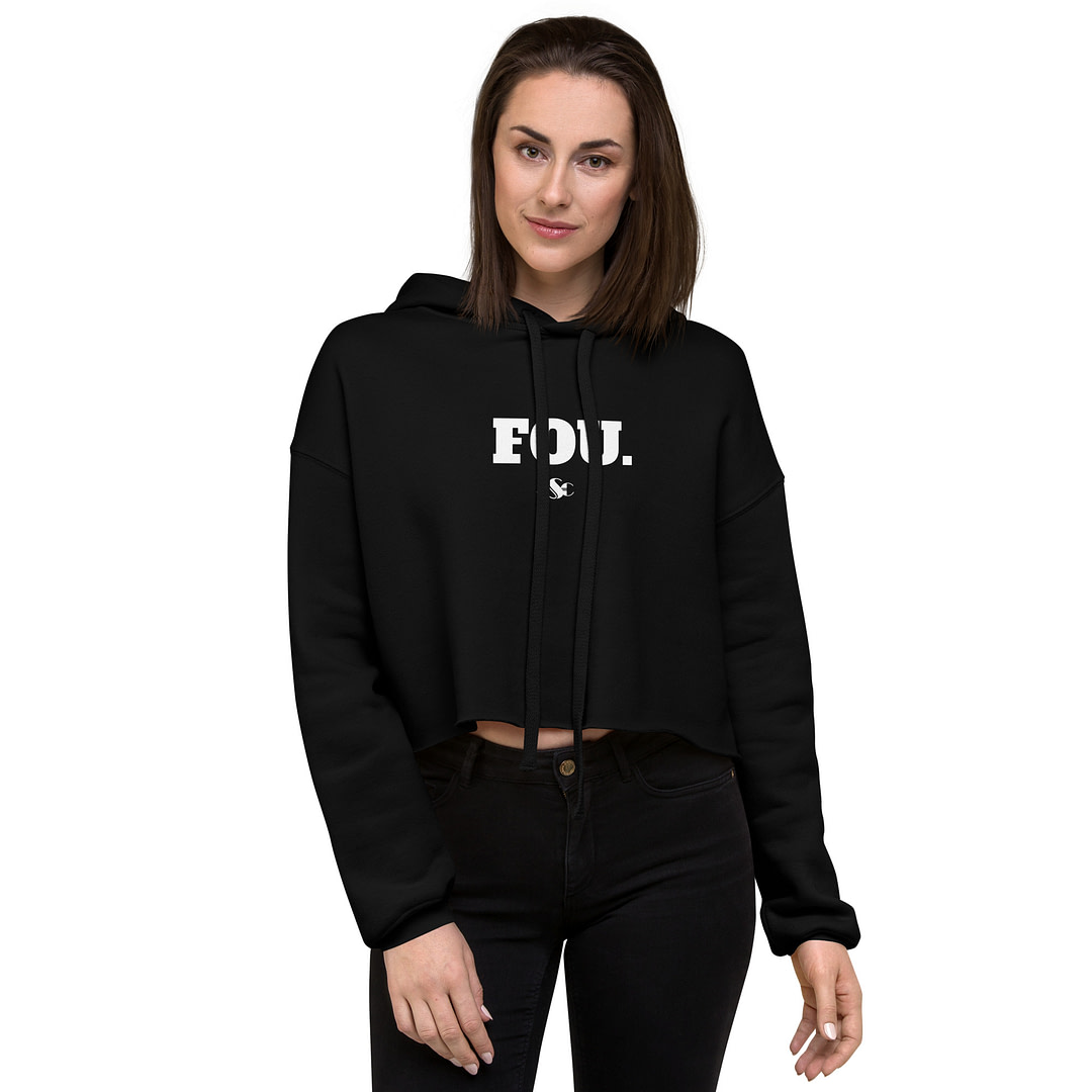 CSC FOU Crop Hoodie - Image 2