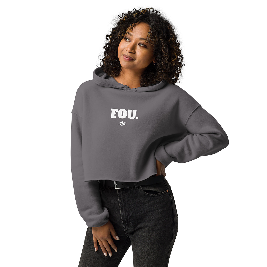 CSC FOU Crop Hoodie - Image 4