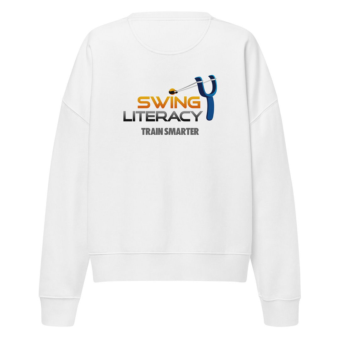 JUST DO THE THINGS Women’s organic crew neck sweatshirt