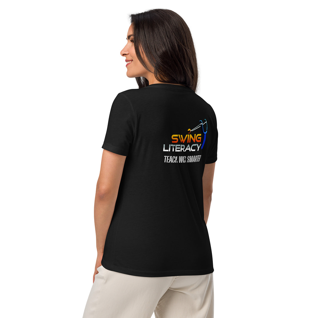 SL Teachers exclusive: GAME CHANGER Women’s relaxed v-neck t-shirt - Image 2
