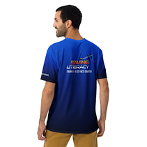 GAME CHANGER Men's t-shirt gradient blue to black - Image 2