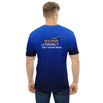 GAME CHANGER Men's t-shirt gradient blue to black - Image 4