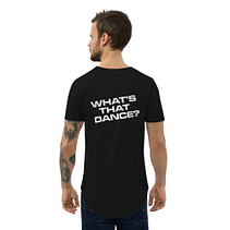 WHAT'S THAT DANCE? Long Curved Hem T-Shirt - Image 3
