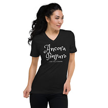 ANCORA IMPARO Unisex V-Neck T-Shirt - Image 2