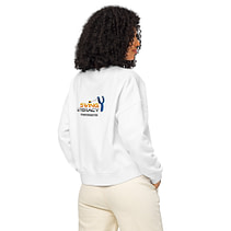 JUST DO THE THINGS Women’s organic crew neck sweatshirt - Image 4