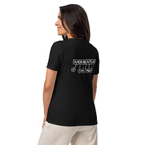 Momentum only: TRAIN SMARTER Women’s relaxed v-neck t-shirt - Image 3