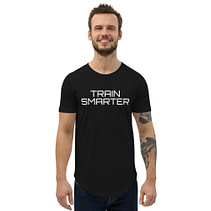 Momentum only: TRAIN SMARTER Men's Curved Hem T-Shirt - Image 2