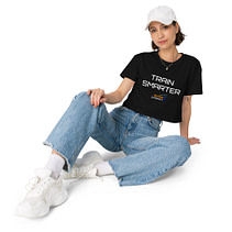Momentum only: TRAIN SMARTER Women’s crop top - Image 2