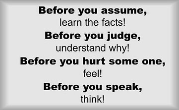 think before speaking