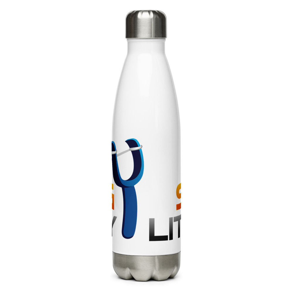 Swing Literacy Stainless Steel Water Bottle - Image 4