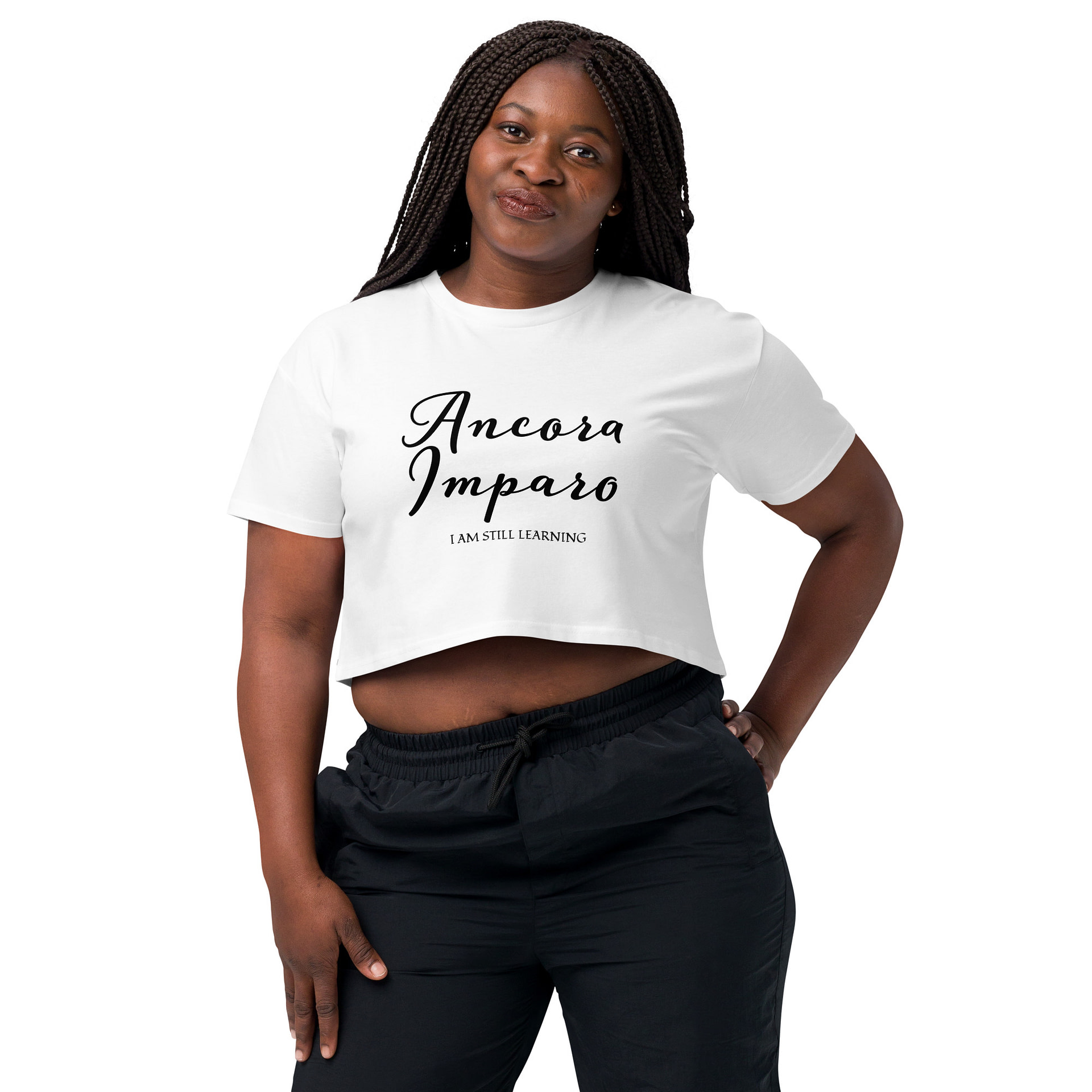 ANCORA IMPARO Women’s crop top